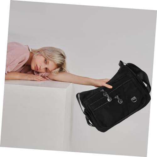 Female Bag Nylon Messenger Bag Multi-layer Storage Crossbody Sling Fanny Pack for Everyday Use Travel Work3