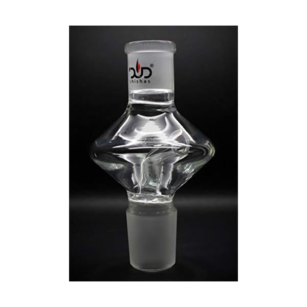 Budawi® Shisha Molassefänger UFO aus Glas für Wasserpfeife Glasbong 18.8 auf 29.2 Hookah Dud – Bild 3
