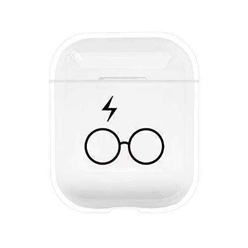 kaliter Funda AirPods,Vaso Difícil Transparente Dudo Funda Protectora de Carga para Apple AirPods 1 y 2