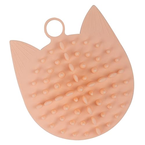 POPETPOP 1pc Silicone Pet Massaging Comb Cat Grooming Brush Self-grooming Cat Toy Dematting Brush for
