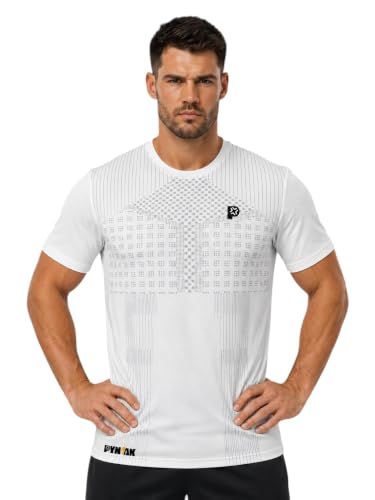 Image of Men's Active Wear T-Shirt | 100% Polyester | Regular Fit | Round Neck | Half Sleeve | Solid Sports & Gym T-Shirt for Running, Workout, Casual