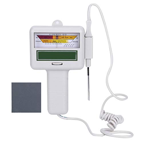 Alupre Medidor de detección de la Calidad del Agua del probador portátil de Cloro Residual for la Herramienta de Prueba de Agua Piscina SPA Cover