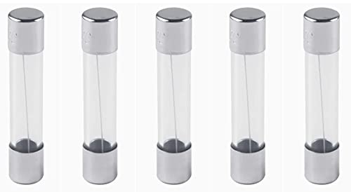 Bussmann AGC-25 AGC Series Fuse, Fast Acting, 25 Amp, 32V, Glass Tube, 1/4" x 1-1/4" (Pack of 5)