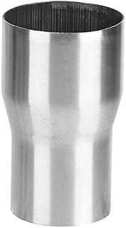 Exhaust Pipe Adapter,Universal Stainless Steel Exhaust Pipe Connector Tube Adapter Reducer Modified Part(63-76MM)