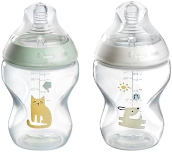 Tommee Tippee Baby Bottles, Natural Start 0m+ Bottle, Pack of 2, ...