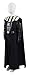 Howenlthy Darth Cosplay Costume Suit Deluxe Lord Vader Uniform Jumpsuit Cloak Full Set Halloween Party Outfit (Black, X-Large)