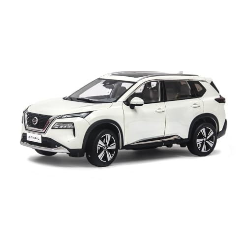 Auto a escala 1:18 X-Trail minicar 2022 blanco miniatura 1