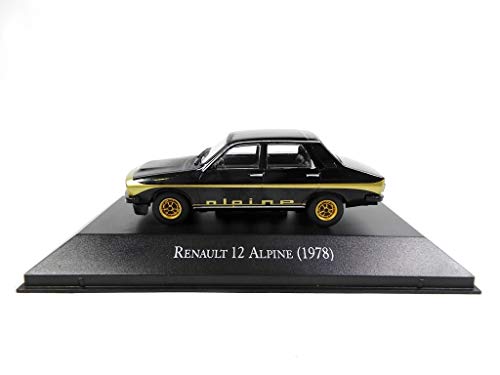 OPO 10 - Voiture 1/43 Collection Salvat Compatible avec Renault 12 Alpine 1978 R12 (AR43)