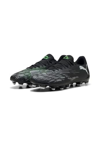 Puma Future 8 Play FG/AG, Unisex Fussballschuh, Puma Black-Puma Silver-Fluo...
