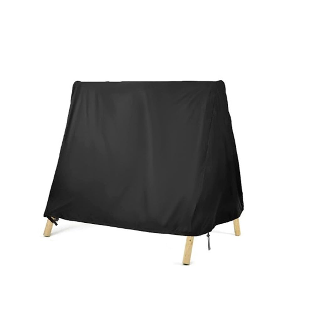 Funda para columpio de exterior lona de proteccion premium 210D para muebles de jardin negros