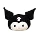 Ownlife Kawaii PluShies Carino Cartoon Cartoon Kuromi Peluche Animale Giocattolo Peluche Peluche Peluche Decorazioni Anime for Bambini Amico Ragazzi e Ragazze, Nero (Color : 45cm)
