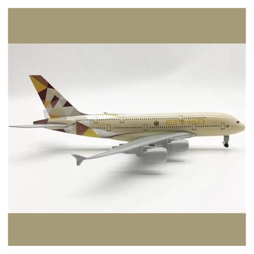 Modelo de avión A380 Airbus de aleación de 20cm coleccionable 5