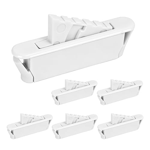 6 Pack White Window Sash Stops