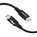 Produktbild [USB-IF zertifiziertes] USB4 Kabel Kompatibel mit Thunderbolt 4 Thunderbolt 3 und allen USB-C, 40Gbps daten 100W PD 8K Video/Dual 4K@60Hz USB C zu USB C kabel,für eGpu,docking station,M1 Macbook (1M)