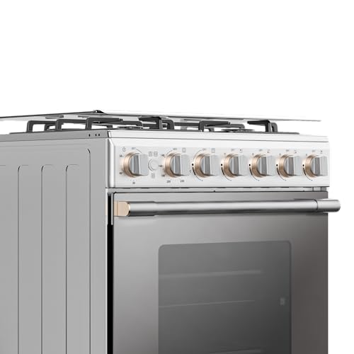 TOSHIBA 60x60cm 4-Burner Gas Cooker with Flame Failure Protection, 70L Oven, Sliver with Rose Gold Decoration Design, RB2-60G4GE(MR)