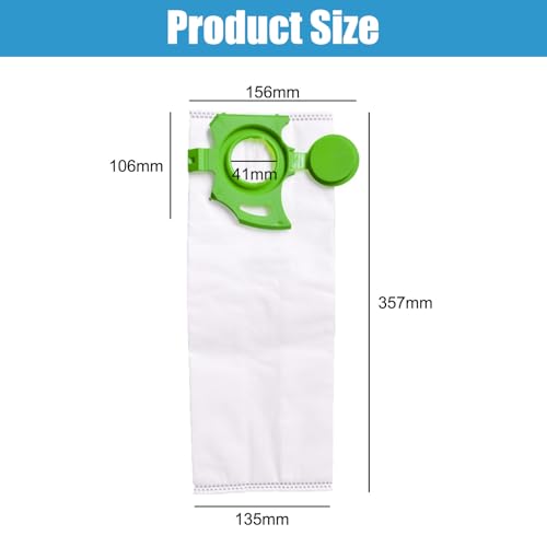 Image of 12 Pack 7029AM Vacuum Cleaner Bags for Sebo Felix Dart UltraBag Vacuum, Replacement Vacuum Bags for Sebo Vacuum Cleaner