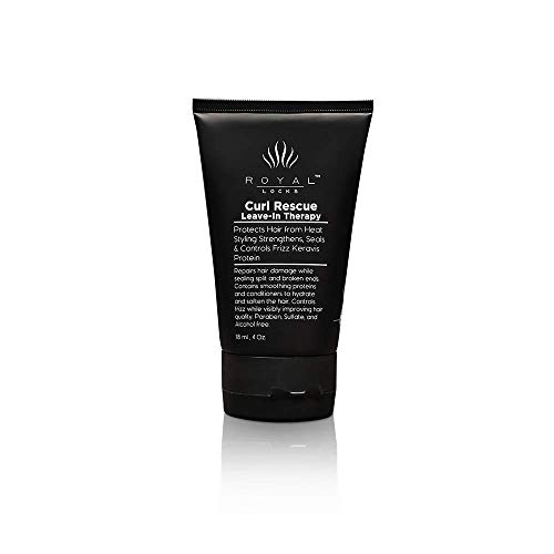 Royal Locks Curl Rescue Leave in Conditioner | Curly Hair Therapy | Keravis Ultra Conditioning Formula | 4 Oz