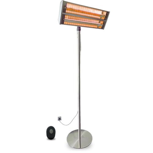 Aktobis WDH-240GT Standheizstrahler | 1.200/2.400 Watt, aus Edelstahl