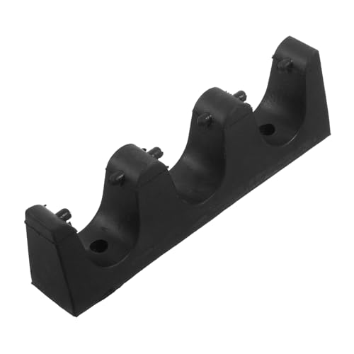 GRIRIW Billiard Organizer Slot Display Holder Rack for Billiard and Fishing Rods Easy Installation and Decorative Storage