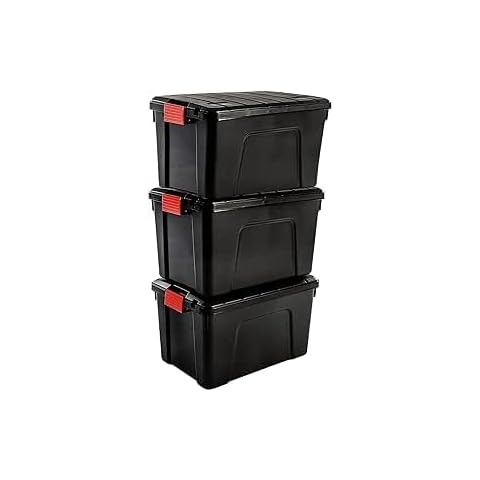 Solent Plastics Large Lidded Storage Boxes Cover