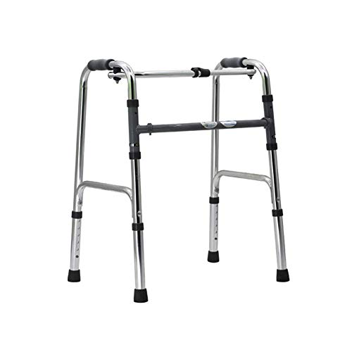 HSZXQ Pieghevole Leggero Walking Telaio Regolabile Altezza Walker deambulatore Alluminio Mobility Aid Walking