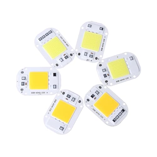 LED�`�b�v 20W 30W 50W AC110 220V �X�}�[�g COB �����v �r�[�Y LED �h���C�o�[�Ȃ� DIY ���O�`�b�v���C�g ������ �X�|�b�g���C�g(E)