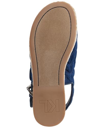 Image of KARL LAGERFELD Women's Charlay Double Strap Sandal With Pin Embellishments
