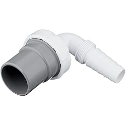 Desague Lavadora Y Fregadero Jimten 022242 - Enlace Mixto Macho PVC A-49, 40 month, Con Toma Simple Diámetro 40