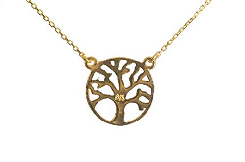 BeautifulGreekStatues Collana Albero della Vita, Collana con Albero, Collana in Argento Sterling, Collana con Ciondolo, Gioielli, Regalo per lei