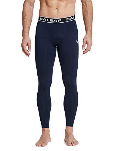 BALEAF Men's Thermal Compression Baselayer Tights Fleece Lined Pants Underwear Long Johns Leggings