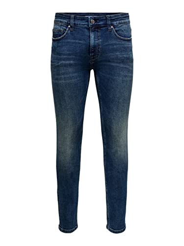 Jean skinny ONSWARP à taille basse et coupe ajustée flexible Only & Sons