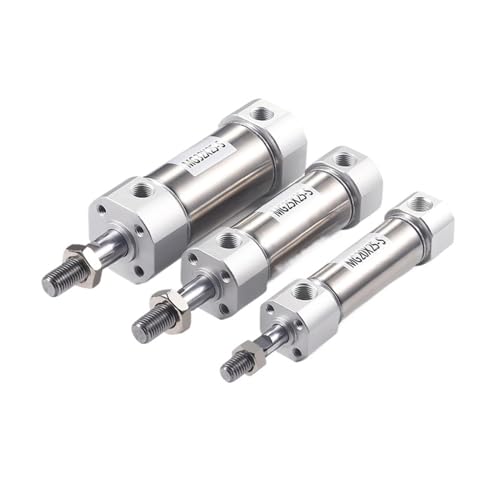 Cylindre pneumatique MG25 course 275mm en acier inoxydable double effet - 2
