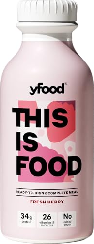 yfood - Complete Meal Replacement Drink - Pick Any 8 x 500ml - 34g protein, 26 vitamins and minerals - Choose from Classic Choco, Fresh Berry, Happy Banana, Smooth Vanilla, Salted Caramel + many more - Image 5