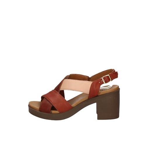 Sandales avec talon crème IGI&CO finitions cuir haut de gamme