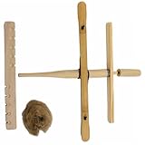 IMIKEYA Outdoor Feuerstarter Satz Tragbarer Feuerbohrer für Camping Survival Leichtes Reibungsfeuerzeug für Einzel Doppelgebrauch