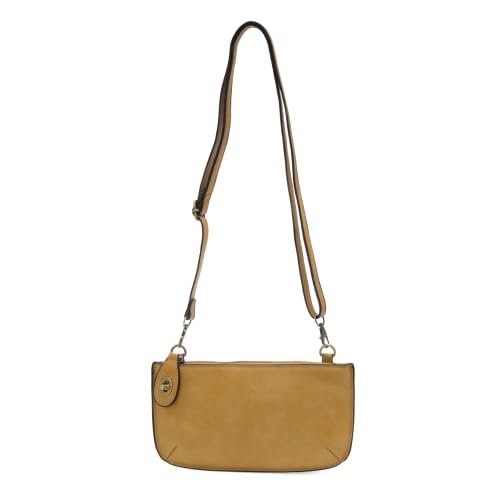 Image of Joy Susan Women's Fashion Purse Mini Crossbody Wristlet Clutch Hand Bag - Golden Tan
