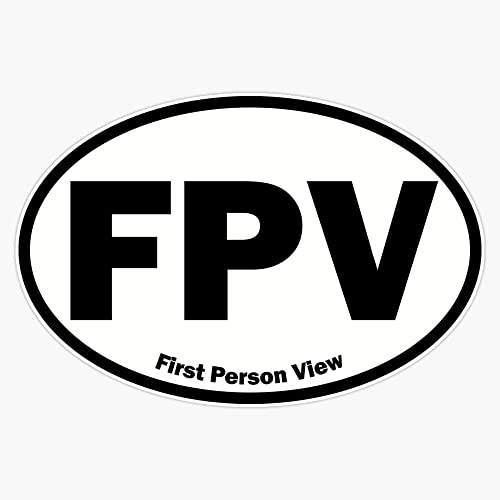 FPV Car - Nationality - Freestyle FPV Drone Racer Bumper Sticker Vinyl Decal 5'