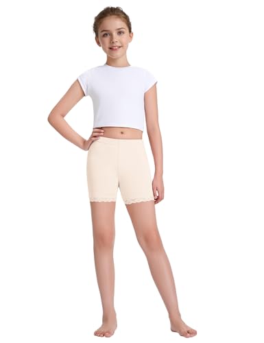 booph lace bike short girls dance undershorts underwear for sports or underdress