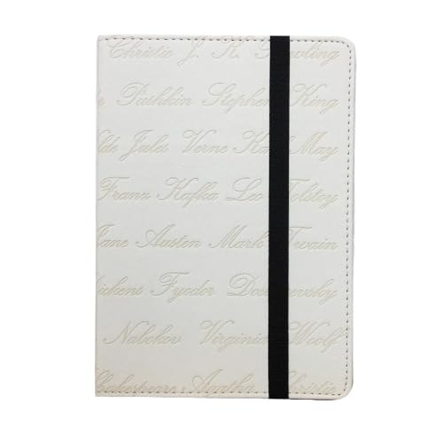 Funda Universal for Libros electrónicos Compatible con Sony Reader PRS T3/T2/T1/650/600/505 Funda for eReader de 6 Pulgadas(Color:White)