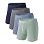 New!-separate Pouch - Gray Blue/Dark Blue/Gray Green/Dark Gray - 4 Pack