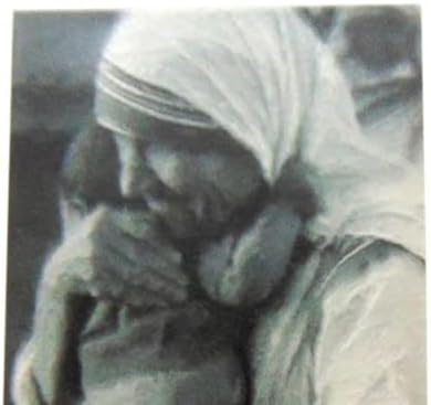 Miniatura 8 de Westmon Works Tarjeta Santa Madre Teresa a Granel, Oración Católica de Calcuta en la parte posterior, juego de 10