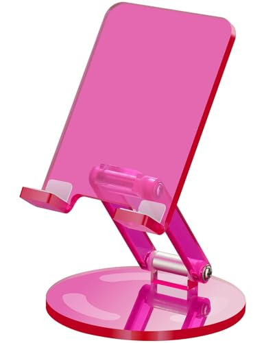 Tomorotec Adjustable Acrylic Phone Stand for Desk