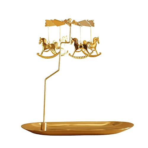Spinning Candle Holder with Tray