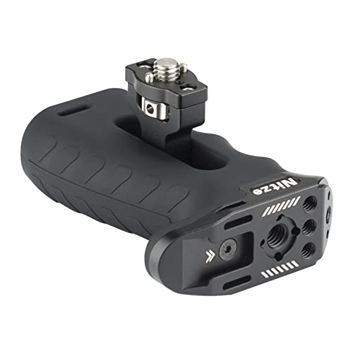 Nitze Left Right Side Handle w 3/8” Screw and Detachable Locating Pins Compatible with DSLR Camera Cages Sony FX3 BMPCC 6K PRo Z CAM E2 RED KOMODO - Image 2