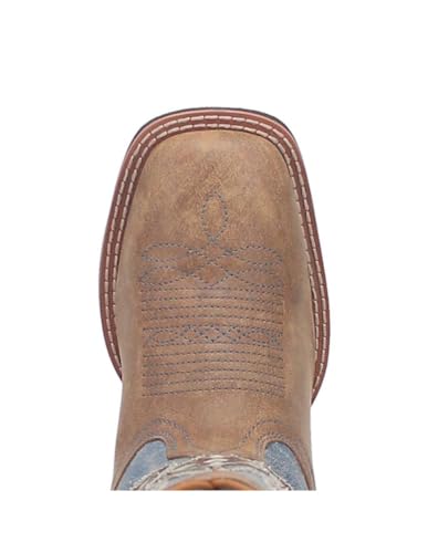 Laredo Santa Fe Tan/Blue Denim 7.5 B (M)4