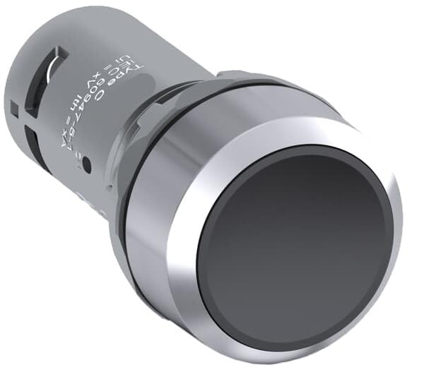 10 botones planos | Negro | 2NC | Tipo de reinicio CP1-20B-02 10113835