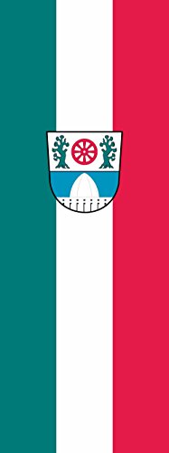 Drapeau Garching b.München 6m² vertical pour mât de grand format