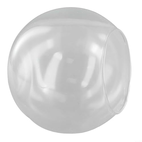 ComfyHarbor 1 sfera in vetro borosilicato trasparente, design unico e aperto, vaso trasparente per piante grasse e altri usi decorativi in casa o in negozio (C)