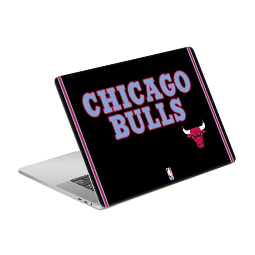 Sticker Chicago Bulls MacBook Pro 16 A2141 évite les traces de doigts noir