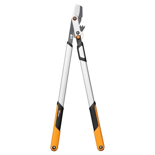 Fiskars X-series DualAction Astschere Bypass LX108 2-in-1-Modus für schnelle oder kraftvolle Schnitte Antihaftbeschichtete Stahlklingen/Leichte Aluminiumarme mit SoftGrip Schwarz/Orange 1080133